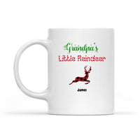 Personalized Grandpa Reindeer Gift For Christmas Standard T-shirt Mug - Dreameris