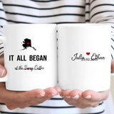 Personalized It All Began Gift For Couple - Mug - Dreameris