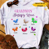 Personalized Grandma Butterfly -Standard T-shirt - Dreameris