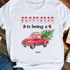 Personalized Happiness Is Being A Grandma Gifts Christmas - Standard T-shirt - Dreameris