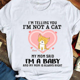 Personalized Awesome Funny Baby Cat Gift For Cat Lovers - Standard T-shirt - Dreameris