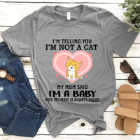 Personalized Awesome Funny Baby Cat Gift For Cat Lovers - Standard T-shirt - Dreameris