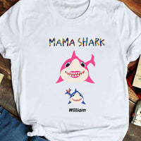 Personalized Funny Mama Shark Autism Awareness - Standard T-shirt - Dreameris