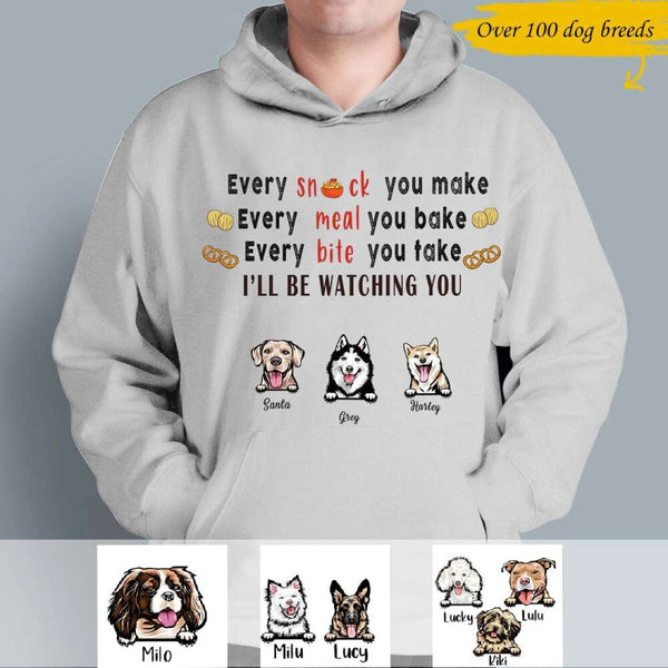 Personalized Every Snack You Make Bite Funny Custom Name Gift For Dog Lovers - Standard Hoodie - Dreameris