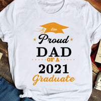 Personalized Proud Family Of A 2021 Graduate Custom Name Gift - Standard T-shirt - Dreameris