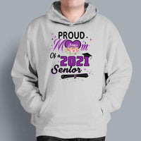 Personalized Proud Senior Mom Graduate Gift For Mother - Standard T-shirt Hoodie - Dreameris