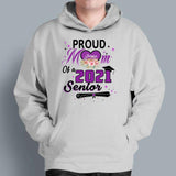 Personalized Proud Senior Mom Graduate Gift For Mother - Standard T-shirt Hoodie - Dreameris