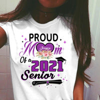 Personalized Proud Senior Mom Graduate Gift For Mother - Standard T-shirt Hoodie - Dreameris