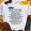 Personalized Senior Things 2021 Gift For Students Custom Name Graduate - Standard T-shirt - Dreameris