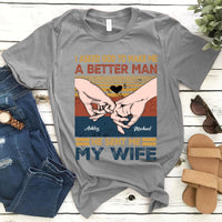 Personalized God Sent Me My Wife Gift For Couple Wedding Custom Name - Standard T-shirt Hoodie - Dreameris