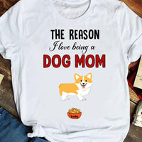 Personalized Reason Love Being A Dog Mom Gift For Dog Lovers Custom Name - Standard T-shirt Hoodie - Dreameris