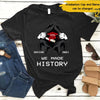 Personalized We Made History Senior 2021 Graduate Gift For Students - Standard T-shirt - Dreameris