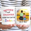 Autism Mom Mental Health Awareness Mother and Daughter Mother's Day Gift For Mom Sunflower Custom Style & Name Personalized Mug - Dreameris