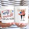 It's The Most Wonderful Time Of The Years Independence Day Best Friends Custom Style & Name Personalized Coffee Mug