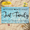 (Custom Name) Not Step Not Half Just Family Personalized Gift For Stepdad Stepdaughter Personalized Father's Day Beach Towel