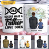 (Custom Name & Illustration) DNA Doesn't Make A Father Love Does Personalized Father's Day Gift For Stepdad From Stepson Bonus Dad Mug