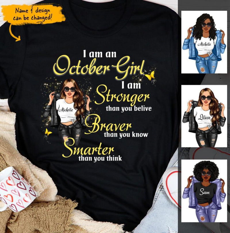 October girl hot sale t shirt