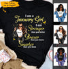 January Girl Stronger Than You Believe Personalized January Birthday Gift For Her Black Queen Custom January Birthday Shirt