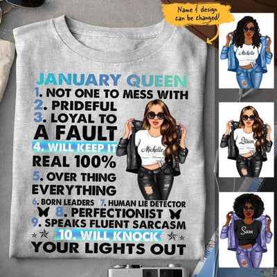 January birthday best sale girl shirts