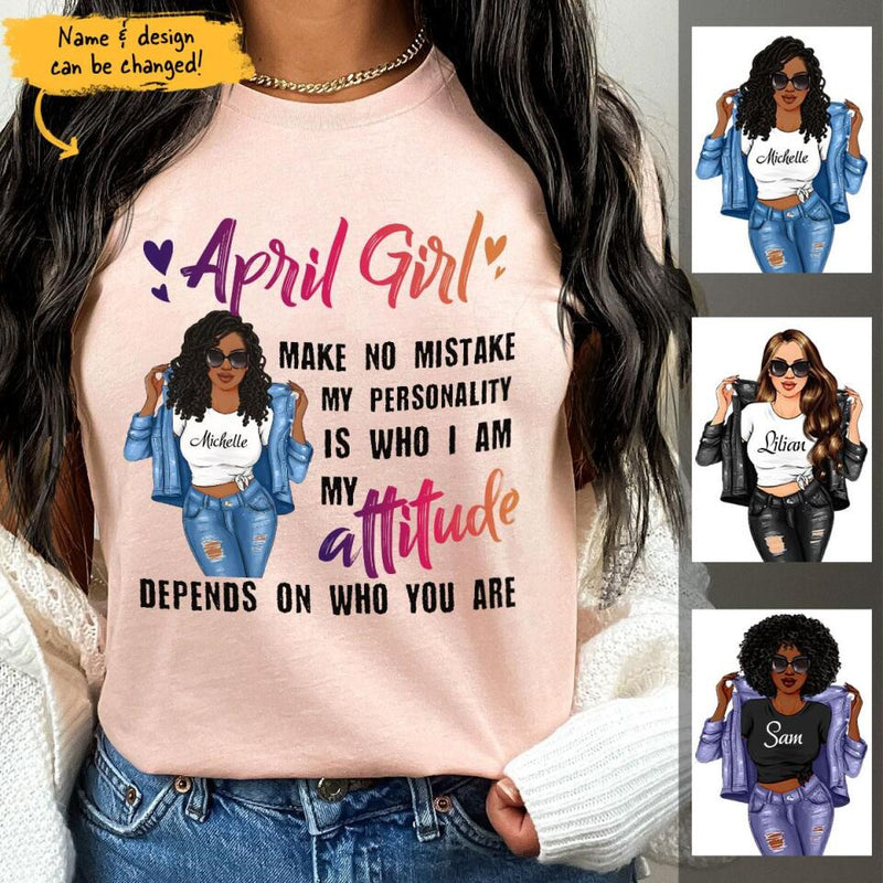 april birthday tshirt