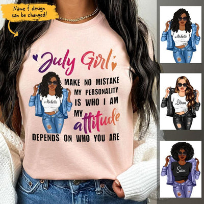 july birthday girl shirt