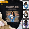 Scorpio Girl Personalized November Birthday Gift For Her Custom Birthday Gift Customized October Birthday Shirt Dreameris