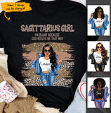 Sagittarius Girl Personalized November Birthday Gift For Her Custom Birthday Gift Customized December Birthday Shirt Dreameris