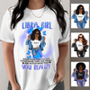 Libra Girl Zodiac Personalized September Birthday Gift For Her October Birthday Black Queen Custom September Birthday Shirt