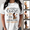 Zodiac Aquarius Personalized January Birthday Gift For Her Custom Birthday Gift Black Queen Customized February Birthday T-Shirt Hoodie Dreameris