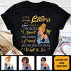 Libra I Have 3 Sides Personalized September Birthday Gift For Her Custom Birthday Gift Black Queen Customized October Birthday T-Shirt Hoodie Dreameris