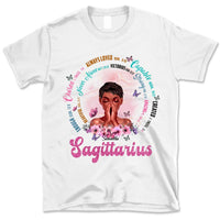 Sagittarius Christian God Says You Are Personalized November Birthday Gift For Her Custom Birthday Gift Black Queen Customized December Birthday T-Shirt Hoodie Pillow Dreameris