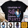 (Custom Age & Year) Chapter 50 Turning 50 Birthday Gift 50th Birthday Gifts Custom 1972 Personalized 50th Birthday Shirts For Her Hoodie Dreameris
