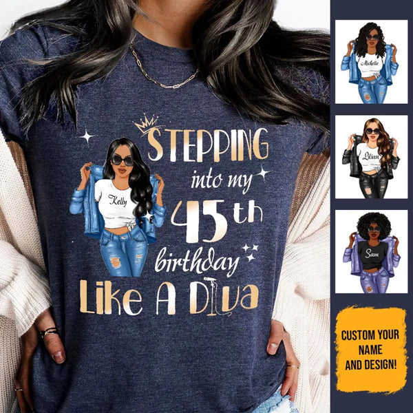 (Custom Age & Year) Chapter 45 Turning 45 Birthday Gift 45th Birthday Gifts Custom 1978 Personalized 45th Birthday Shirts For Her Hoodie Dreameris