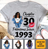 (Custom Age & Year) Turning 30 Birthday Gift 30th Birthday Gifts Custom 1993 Personalized 30th Birthday Shirts For Her Hoodie Dreameris