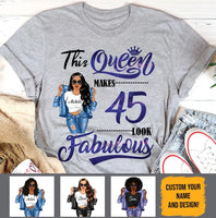 (Custom Age & Year) Turning 45 Birthday Gift 45th Birthday Gifts Custom 1978 Personalized 45th Birthday Shirts For Her Hoodie Dreameris