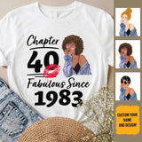 (Custom Age & Year) Turning 40 Birthday Gift 40th Birthday Gifts Custom 1983 Personalized 40th Birthday Shirts For Her Hoodie Dreameris