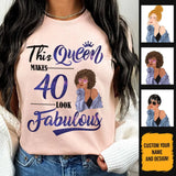 (Custom Age & Year) Turning 40 Birthday Gift 40th Birthday Gifts Custom 1983 Personalized 40th Birthday Shirts For Her Hoodie Dreameris