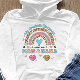 My Greatest Blessings Retro Gift For Mom Grandma Nana Gigi Custom Name Personalized Mother's Day Shirt Long Sleeve Hoodie