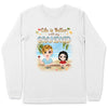 (Up to 6 Kids) Dolls Chibi Summer Gift For Mom Grandma Nana Gigi Custom Name Personalized Mother's Day Shirt Long Sleeve Hoodie