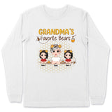 (Up to 8 Kids) Cute Gift For Mom Grandma Nana Gigi Custom Title & Name Personalized Mother's Day Shirt Long Sleeve Hoodie