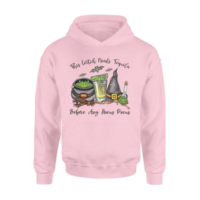 This Witch Needs Tequila Before Any Hocus Pocus - Standard Hoodie - Dreameris