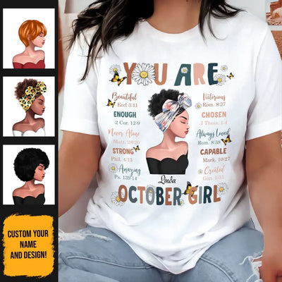 october birthday shirts