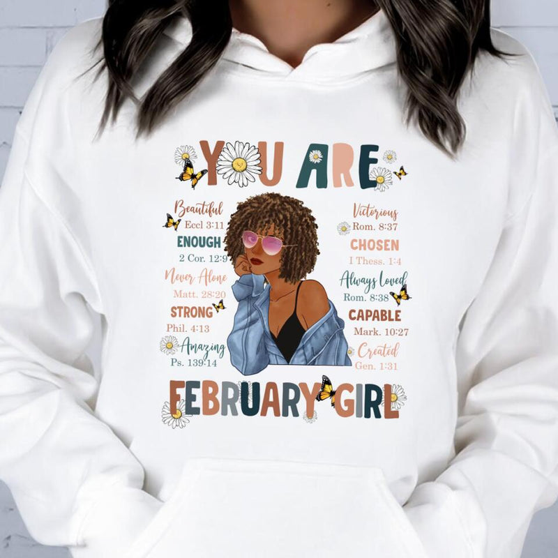 Personalized Custom February Birthday Shirt I Am February Queens Are Born In February Born T Shirts February Tshirts For Women