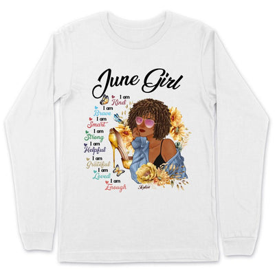 Personalized Custom June Birthday Shirt  I Am A June Queen Queens Are Born In June Born T Shirts June Tshirts For Women