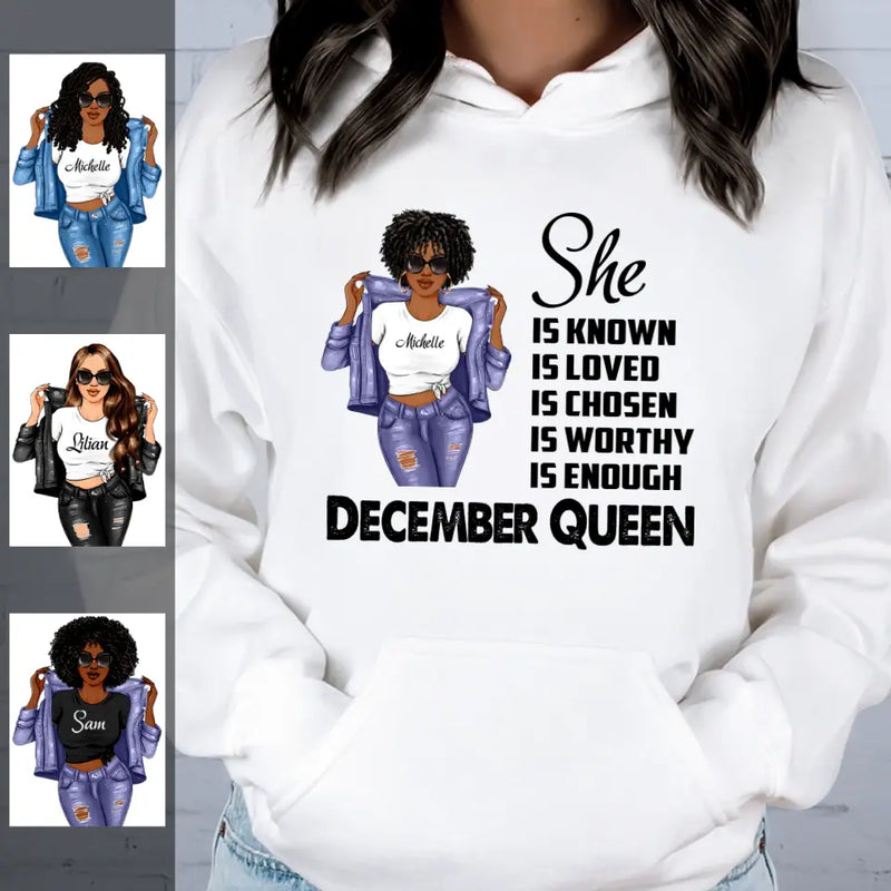 december woman t shirt