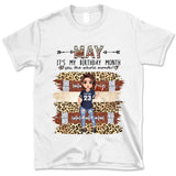 Personalized Custom May Birthday Shirt American Football Mom American Football Lovers Gift Sport Mom May Shirts For Women