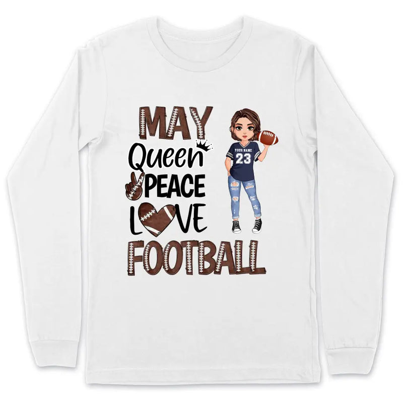 Personalized Custom July Birthday Shirt American Football Mom American  Football Lovers Gift Sport Mom July Shirts For Women