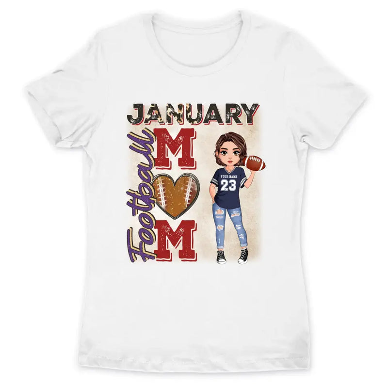 Custom Ladies Football Jersey Your Name & Number Printed on 