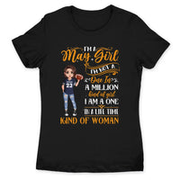 Personalized Custom May Birthday Shirt American Football Mom American Football Lovers Gift Sport Mom May Shirts For Women