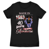 (Custom Age & Year) Chapter 40 Turning 40 Birthday Gift 40th Birthday Gifts Custom 1983 Personalized 40th Birthday Shirts For Her Hoodie Dreameris